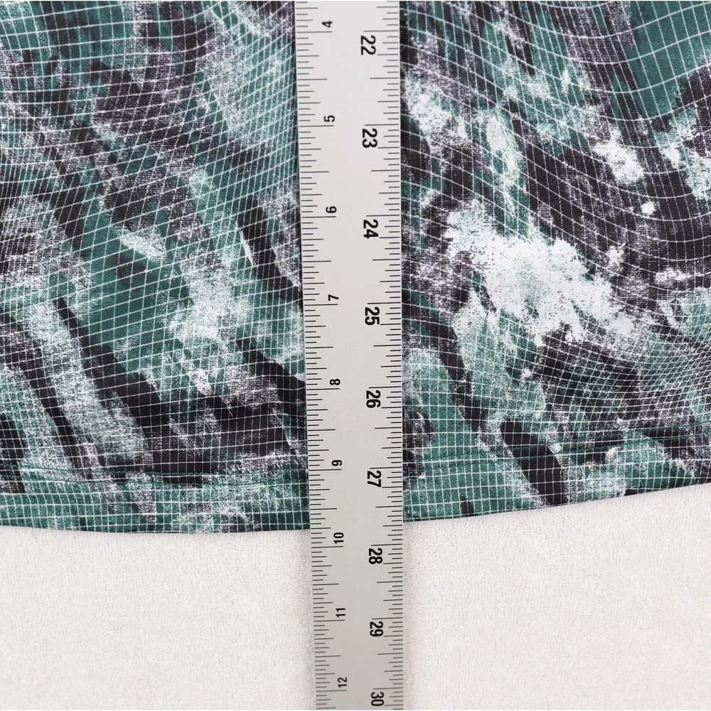 The North Face‎ 24/7 1/4 Zip Tee Pullover Mens Medium Green Camo Lightweight NWT
